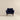 Brayden Mid Century Modern Dark Blue Boucle Armchair ASY Furniture  Houston TX