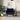 Brayden Mid Century Modern Dark Blue Boucle Armchair ASY Furniture  Houston TX