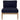 Clearwater Outdoor Patio Teak Wood Armless Chair Gray Navy ASY Furniture  Houston TX