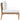 Clearwater Outdoor Patio Teak Wood Sofa Gray White ASY Furniture  Houston TX