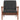 Connor Solid Wood Genuine Leather Lounge Chair ASY Furniture  Houston TX
