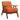 Damala Textured ACCENT CHAIR Orange ASY Furniture  Houston TX