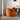 Elise Mid Century Modern Burnt Orange Velvet Swivel Chair ASY Furniture  Houston TX