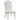 Evangeline Upholstered Dining Side Chair with Faux Diamond Trim Ivory and Silver (Set of 2) ASY Furniture  Houston TX