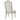 Evangeline Upholstered Dining Side Chair with Faux Diamond Trim Ivory and Silver (Set of 2) ASY Furniture  Houston TX