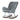 Hannah Mid Century Modern Rocking Chair In Dark Grey ASY Furniture  Houston TX