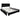 HH980 Velvet Platform Bed with Side Drawer Storage ASY Furniture  Houston TX