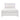 Lana Faux leather (2) Full Bed with LED Lighting White ASY Furniture  Houston TX