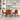 Laura  Burnt Orange Velvet Solid Wood Dining Chair (Set Of 2) ASY Furniture  Houston TX