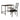 Madigan  Writing Desk and Chair Black,Brown ASY Furniture  Houston TX