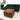 Mallory Mid-Century Square Genuine Leather Upholstered Ottoman In Tan 27.5" ASY Furniture  Houston TX