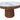 Ortega Round Marble Top Solid Base Dining Table White and Natural ASY Furniture  Houston TX