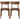 Pierre Walnut Dining Chair (Set Of 2) ASY Furniture  Houston TX