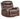 Putnam 3 Piece Brown Power Recliner Set ASY Furniture  Houston TX