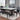 Tanner Faux Marble 6 Piece Dining Set with Faux Leather Chairs ASY Furniture  Houston TX