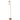 Vela Floor Lamp Bronze and Clear