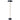 Vesper Floor lamp with Black outer and White inner