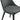 Viscount Dining Side Chair Vinyl Set of 2 Gray ASY Furniture  Houston TX