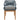Wellspring 5-Piece Outdoor Patio Teak Wood Dining Set Blue Graphite ASY Furniture  Houston TX