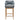 Wellspring Outdoor Patio Outdoor Patio Teak Wood Bar Stool Blue Graphite ASY Furniture  Houston TX