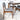 Abbott Dining set with 4 Abbott Chairs (Small) ASY Furniture  Houston TX