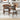 Abbott Dining set with 4 Zola Gray Chairs (Small) ASY Furniture  Houston TX