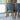 Adira (Large - Walnut) Dining Set with 4 Virginia (Blue) Dining Chairs ASY Furniture  Houston TX