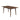Adira Solid Wood Walnut Large Dining Table ASY Furniture  Houston TX