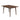 Adira Solid Wood Walnut Small Dining Table ASY Furniture  Houston TX