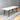 Adira White Top Walnut XLarge Dining Table (6/8 Seater) ASY Furniture  Houston TX