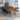 Adira (XLarge - Walnut) Dining Set with 6 Ricco (Dark Grey) Dining Chairs ASY Furniture  Houston TX