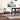 Adira (XLarge - Walnut) Dining Set with 8 Winston (Grey) Dining Chairs ASY Furniture  Houston TX