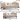 Almira Boucle Fabric Sofa Loveseat Set for Living Room Ivory Color Wood Leg Modern Couch ASY Furniture  Houston TX