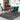Alpine (Large - Walnut) Dining Set with 4 Evette (Teal Velvet) Dining Chairs ASY Furniture  Houston TX