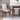 Alpine (Small - Walnut) Dining Set with 4 Evette (Beige Velvet) Dining Chairs ASY Furniture  Houston TX