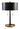 Amadell Black/Gold Finish Table Lamp ASY Furniture  Houston TX