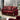 Americana Upholstered Convertible Loveseat with Storage Burgundy ASY Furniture  Houston TX