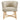 Anders Upholstered Fabric Accent Chair Beige ASY Furniture  Houston TX
