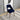 Ariana  Mid Century Modern Dining Chair (Navy Blue Boucle) ASY Furniture  Houston TX