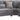 Armada Air Upholstered Convertible Sectional with Storage Grey Microfiber ASY Furniture  Houston TX