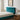 Ashley Platform Bed (Queen - Turquoise Velvet) ASY Furniture  Houston TX