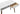 Bradenton Mid Century Modern Office Desk White/Walnut ASY Furniture  Houston TX
