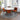 Dining Set Palmer White Top Table with 4 Virginia Burnt Orange Velvet Chairs ASY Furniture  Houston TX