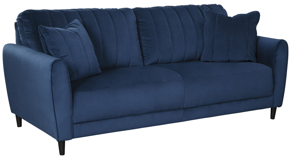 Enderlin Contemporary Ink Blue Sofa AT ASY FURNITURE HOUSTON STAFFORD