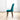 Evette Mid Century Modern Teal Dining Chair ASY Furniture  Houston TX
