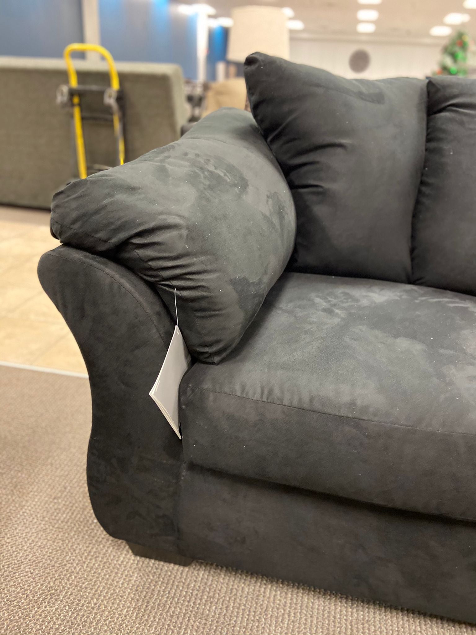 [Floor Sample] Darcy Black Sofa Loveseat Set ASY Furniture