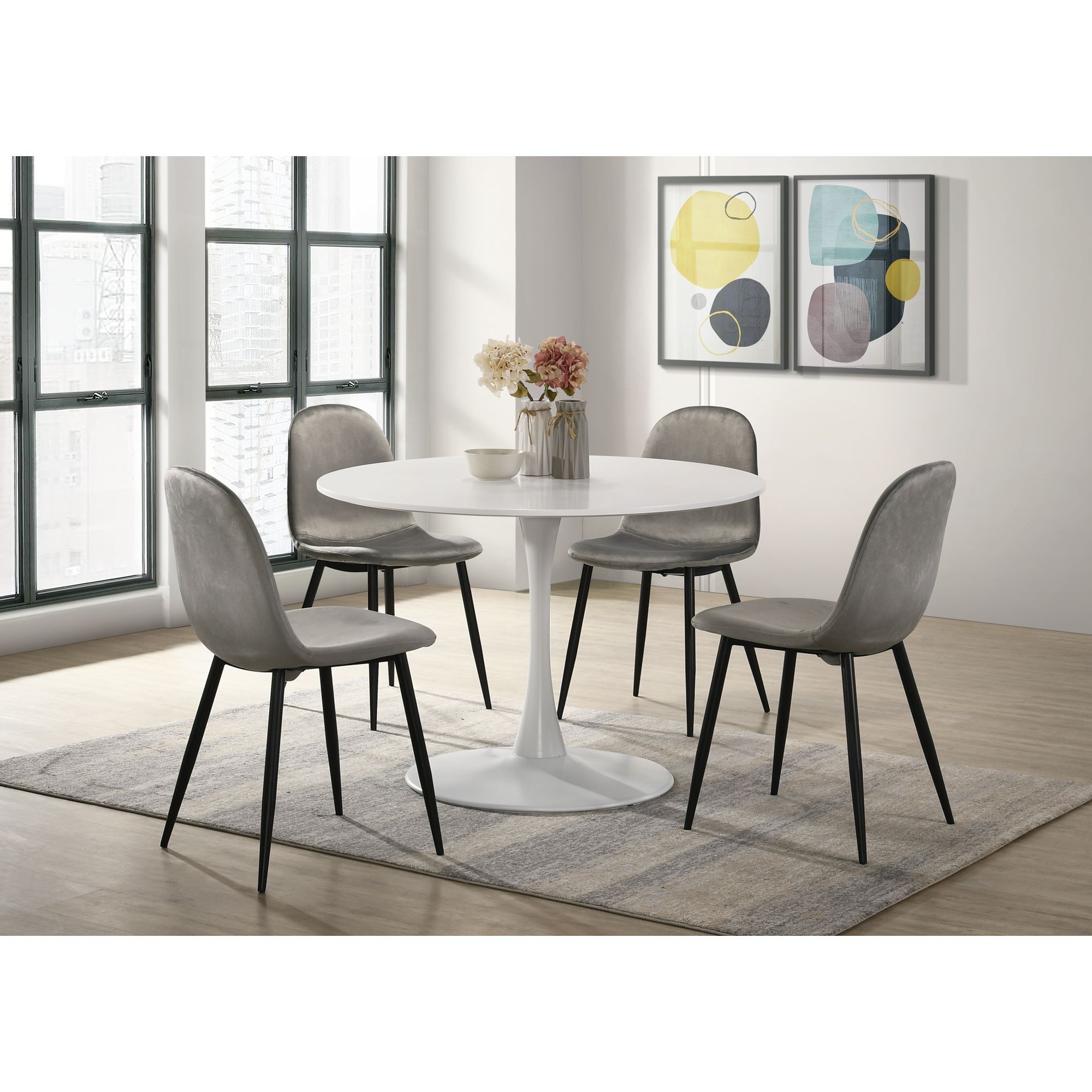 Velvet channel back shop isadora dining chair