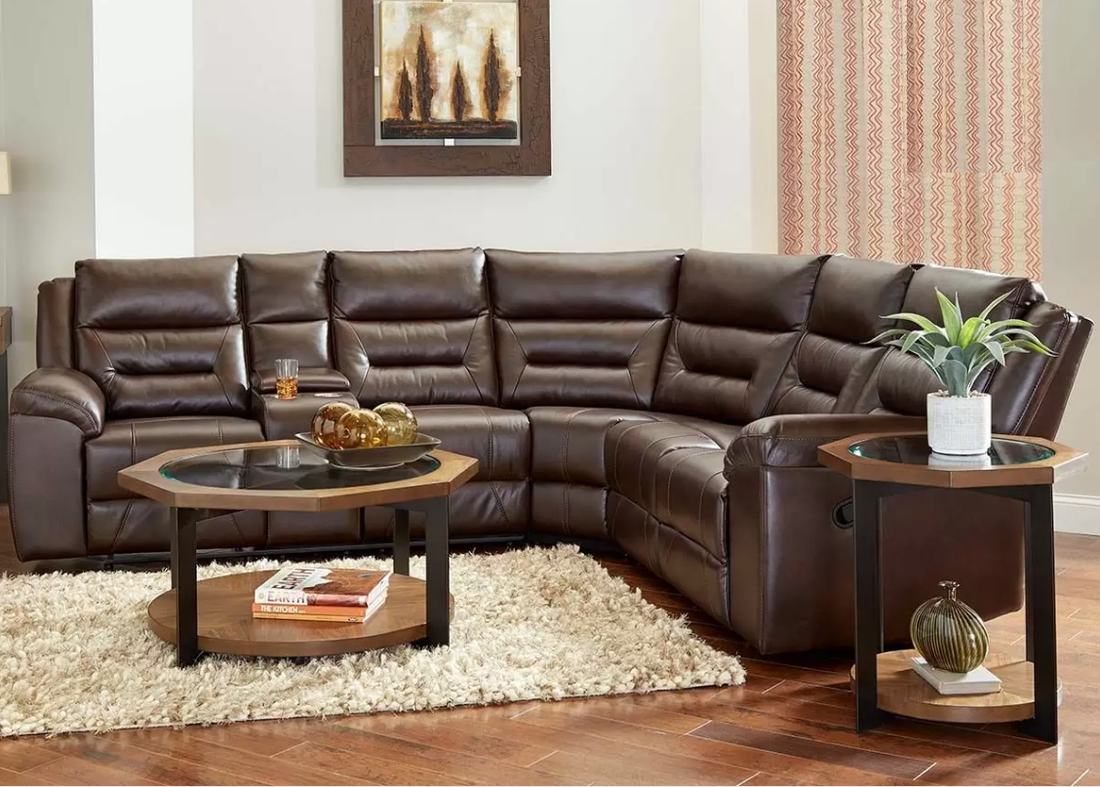 Lane Recliner Sectional Asy Furniture