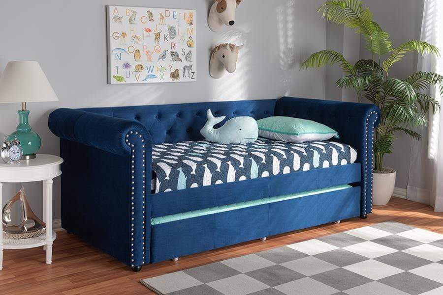 Navy on sale blue daybed