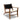 Malawi Arm Chair (Black-White Hide) ASY Furniture  Houston TX